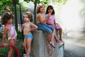 my kids in the summer